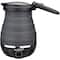 Brentwood Black 0.85qt. Dual-Voltage Collapsible Travel Kettle